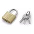 Candado de bronce macizo 40MM 3 llaves Bremen