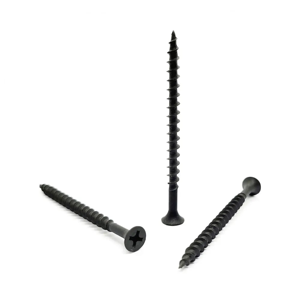 Tornillo bis grueso negro drywall 8 x 2 1/2" FIXO