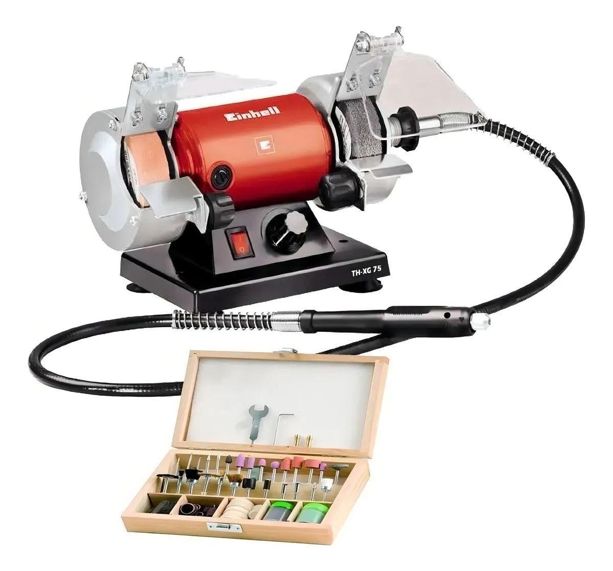 PULIDORA ESMERILADORA DOBLE EINHELL  TH-XG 75 KIT