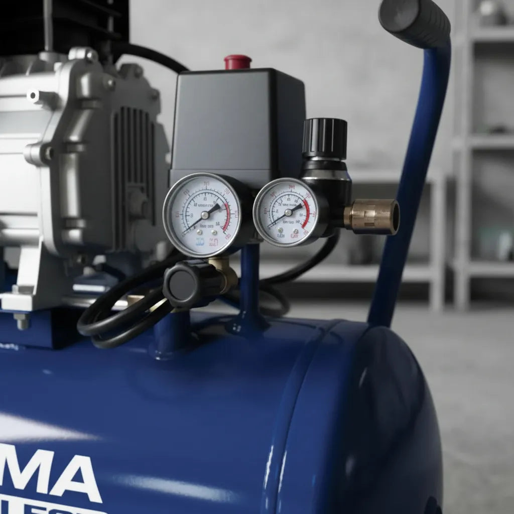 Compresor De Aire Gamma 25l 2 Hp G2853ar Monofásico Eléctrica Frecuencia 50