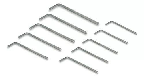Juego llave allen en milímetros de 1.5mm a 10mm 7342 Bremen