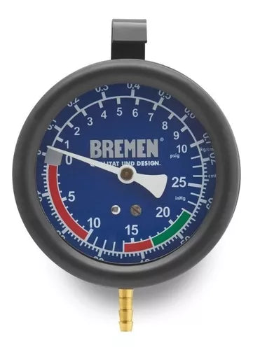 Vacuómetro medidor presión combustible manómetro Bremen