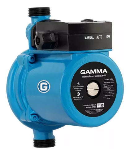 Bomba presurizadora automática 260w elevadora de presión Gamma