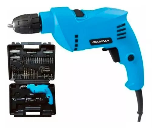 Taladro percutor 650W en kit 10MM Gamma