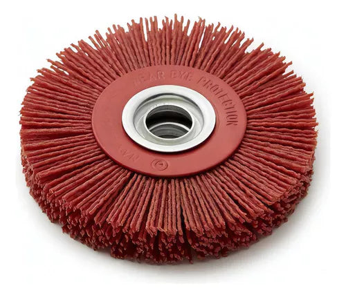 Cepillo circular nylon amoladora banco 150mm 6 PuLG 7074 Bremen