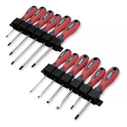 Kit destornillador 12 piezas phillips plano Bremen